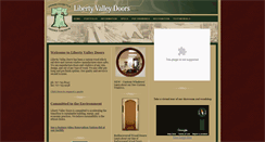 Desktop Screenshot of libertyvalleydoors.com